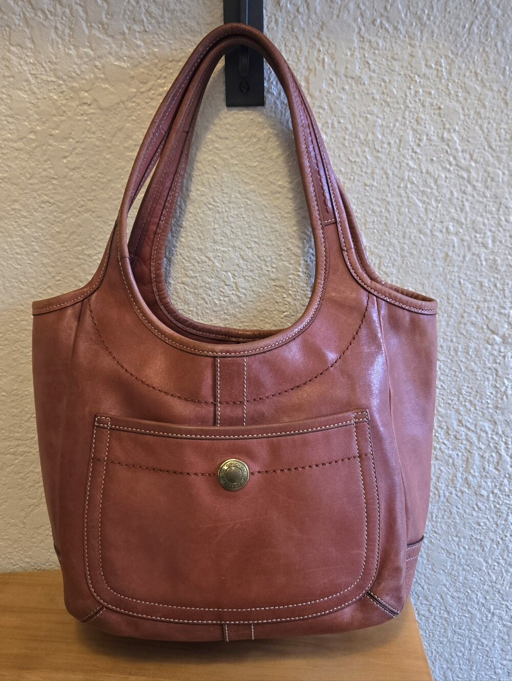 Coach Legacy Ergo 10743 Burnished Leather Shoulder Bag 65th Anniversary Y2K
